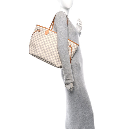 Louis Vuitton Damier Azur Neverfull MM 2 of 11