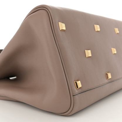 Salvatore Ferragamo Smooth Calfskin Large The Studio Bag Caraway Seed 8 of 14