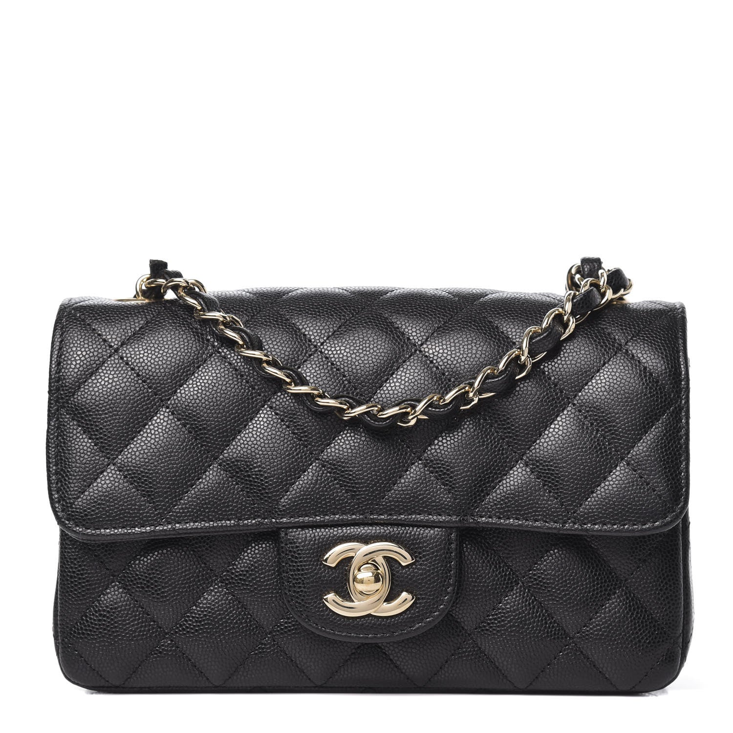 Chanel Caviar Quilted Mini Rectangular Flap Black 1 of 11