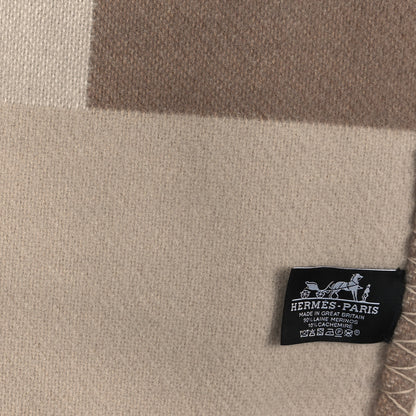 Hermes Wool Cashmere Tissage Blanket Sable 3 of 3