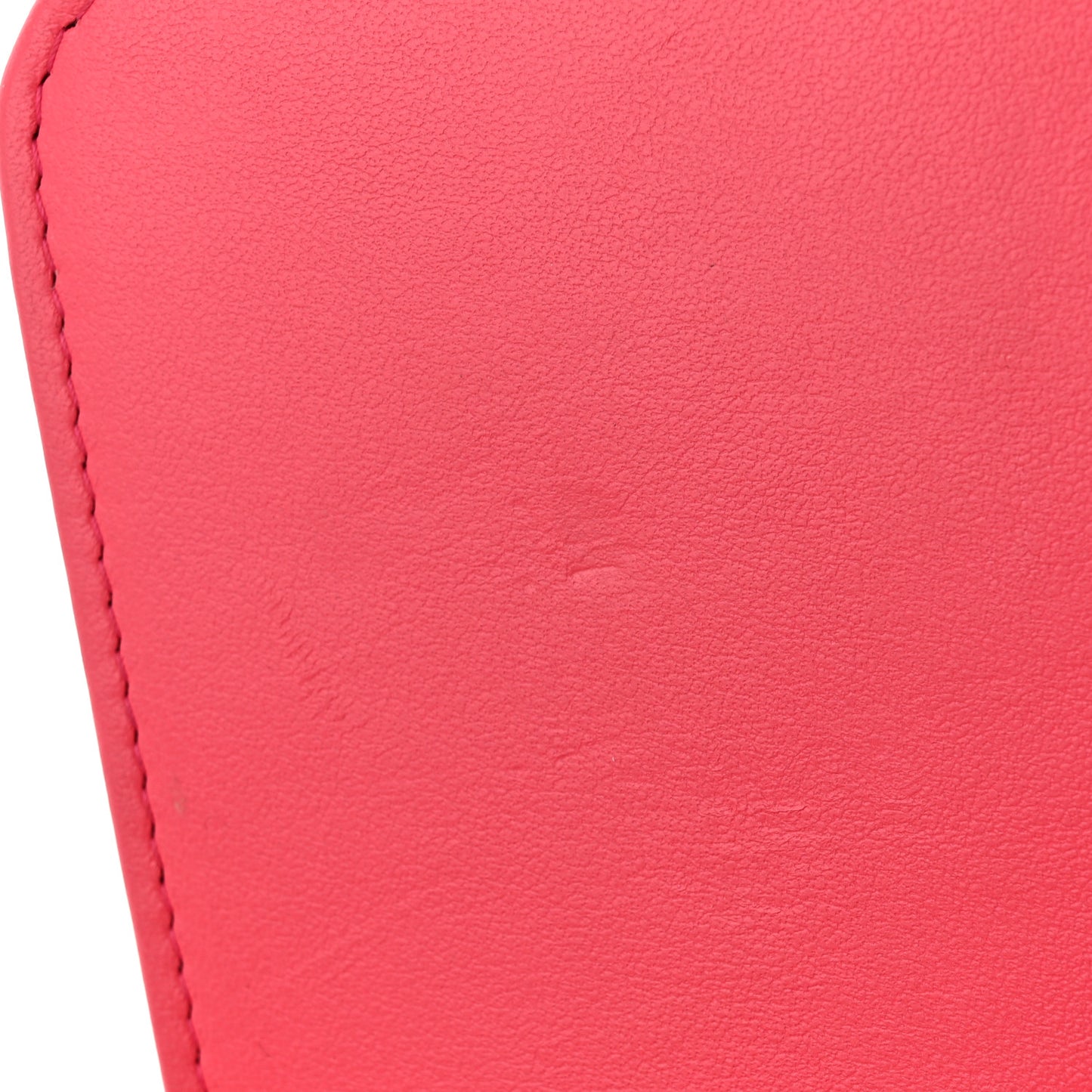 Caviar Camellia Embossed Wallet On Chain WOC Pink