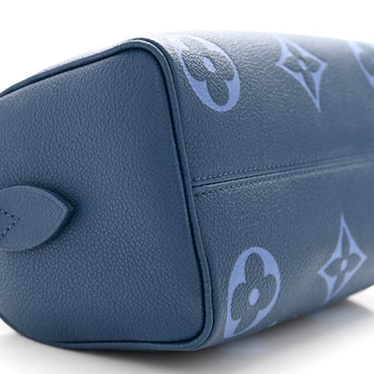 Louis Vuitton Empreinte Monogram Giant Speedy Bandouliere 20 Degrade Blue 8 of 10