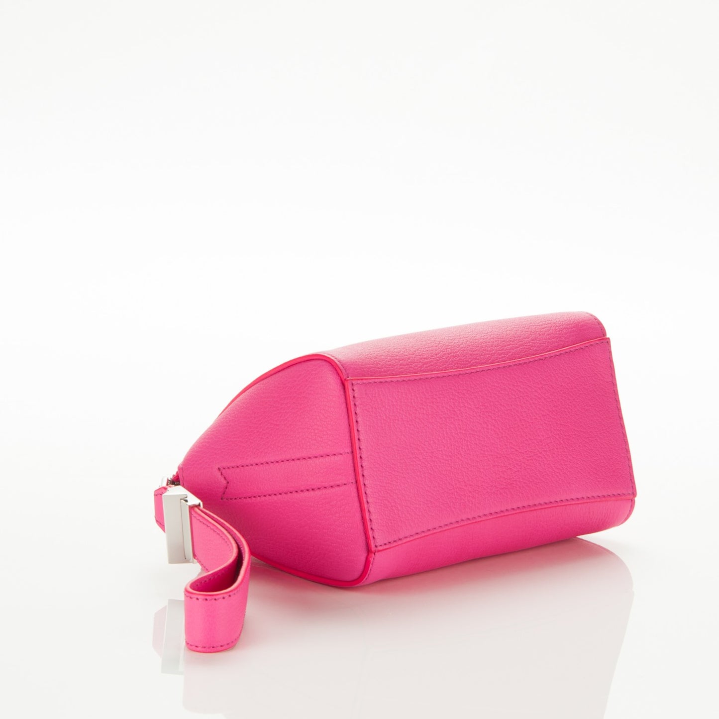 Sugar Goatskin Antigona Wristlet Pink
