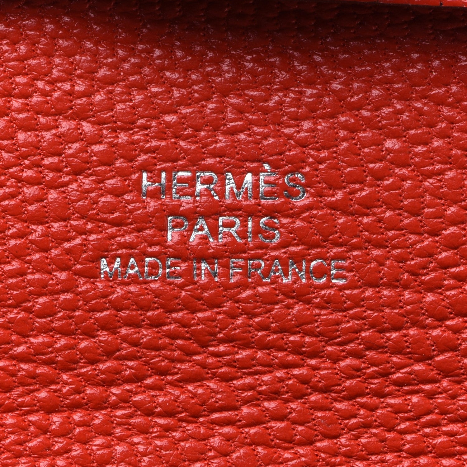 Hermes Chevre Mysore Bastia Coin Purse Capucine 6 of 8