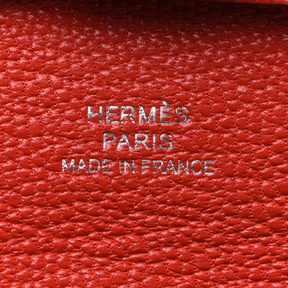 Hermes Chevre Mysore Bastia Coin Purse Capucine 6 of 8