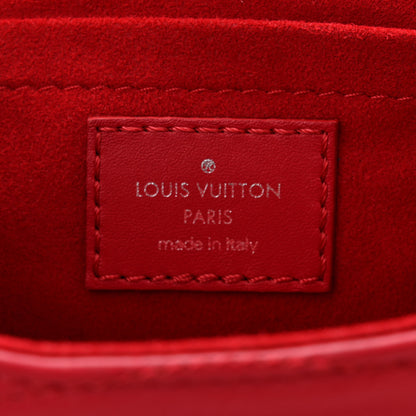 Louis Vuitton Calfskin New Wave Chain MM Ecarlate 6 of 11