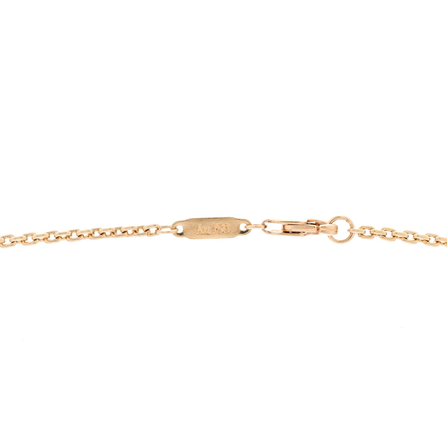 Tiffany 18K Yellow Gold Small Lock Pendant Necklace 4 of 6