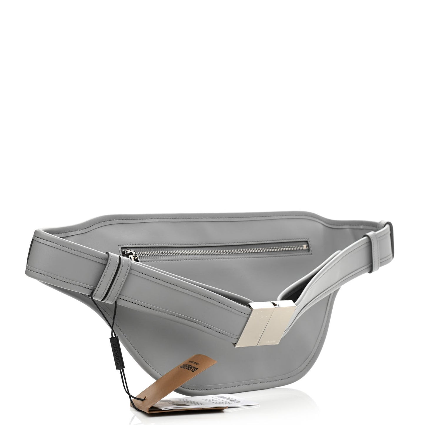 Smooth Calfskin Brummell Bum Bag Grey