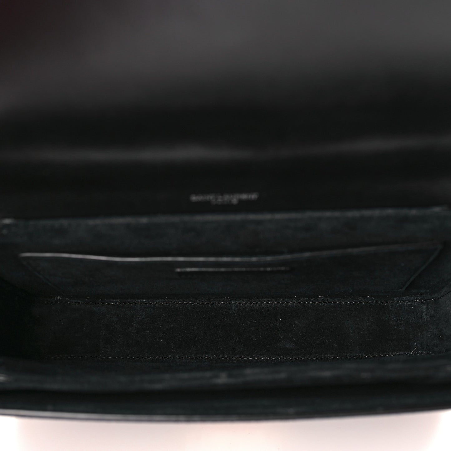 Smooth Calfskin Suede Medium Bellechasse Black
