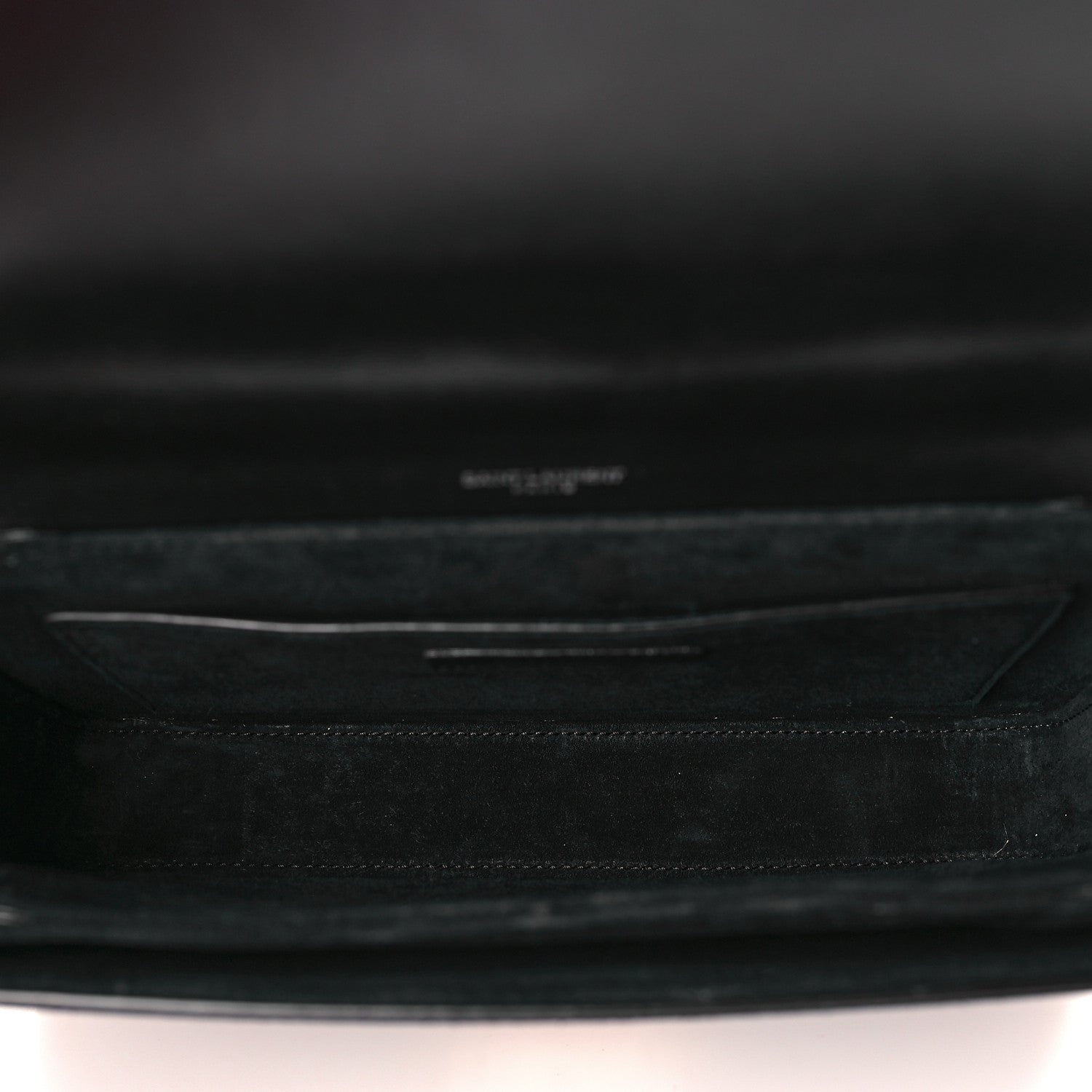 Saint Laurent Smooth Calfskin Suede Medium Bellechasse Black 5 of 9