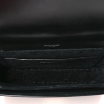 Saint Laurent Smooth Calfskin Suede Medium Bellechasse Black 5 of 9