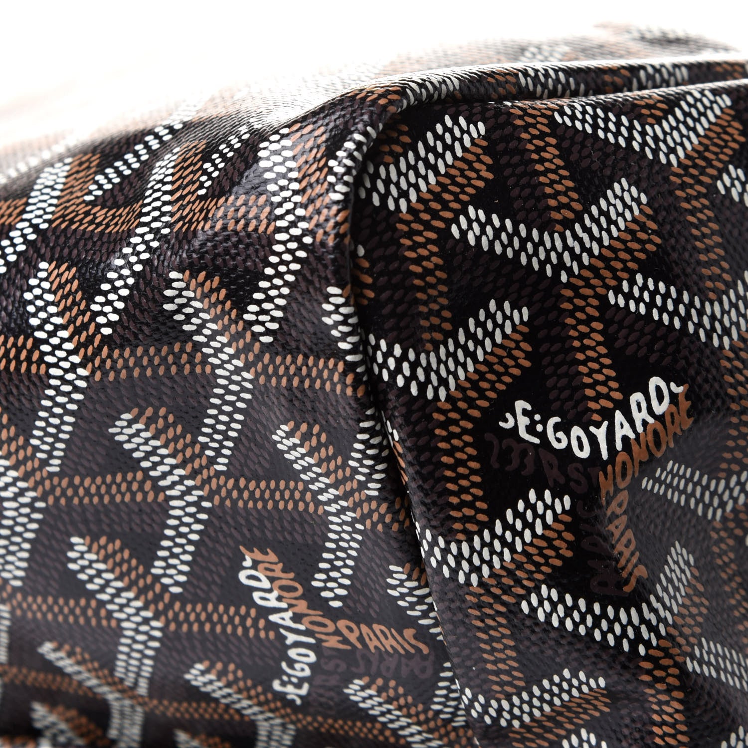 Goyard Goyardine Saint Louis GM Black Gold 10 of 11