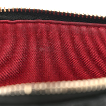Chanel Goatskin Quilted Chanel 19 Flat Wallet Pouch Black 9 of 9