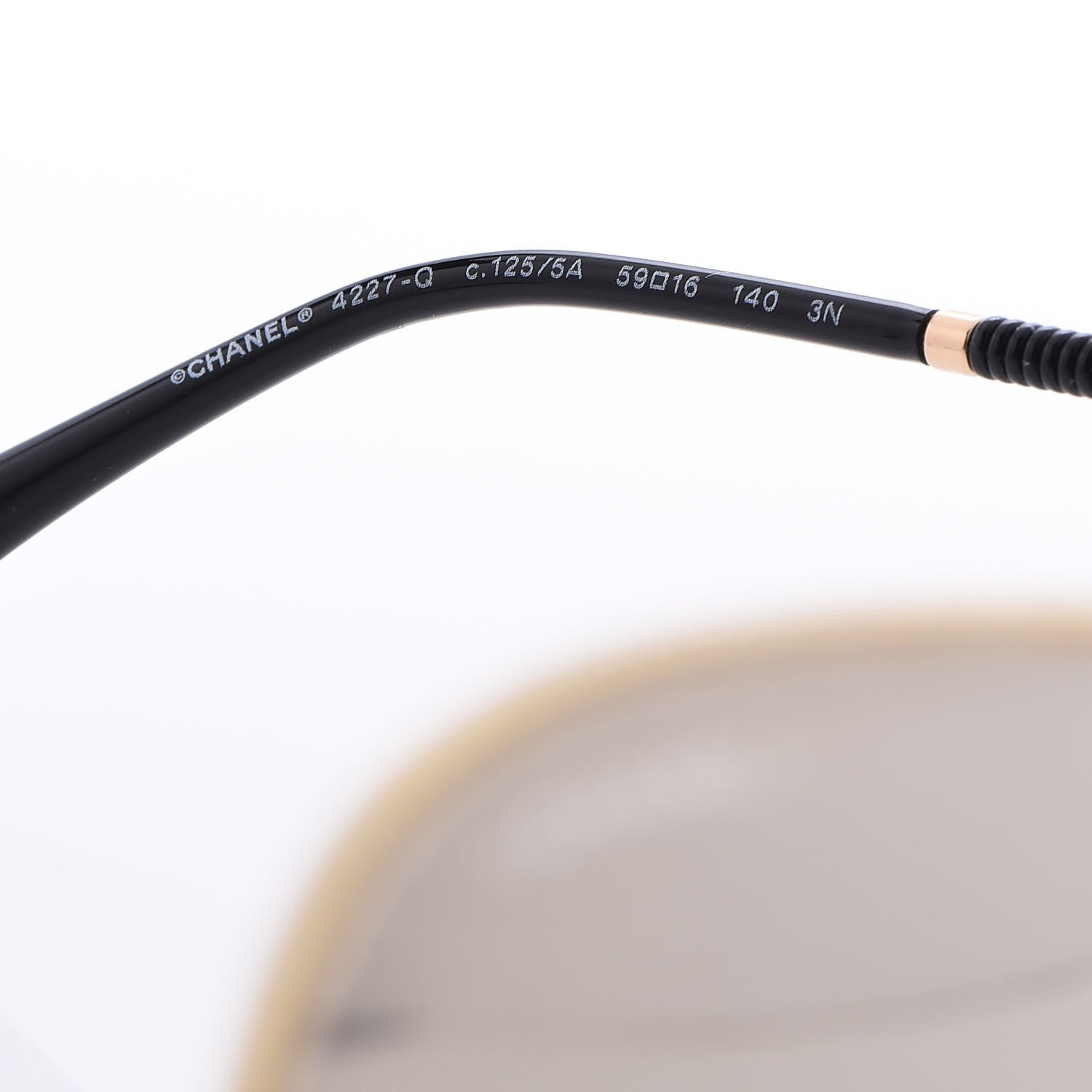 Chanel Pilot Fall Sunglasses 4227 Gold 6 of 7