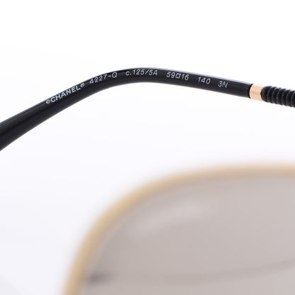 Chanel Pilot Fall Sunglasses 4227 Gold 6 of 7