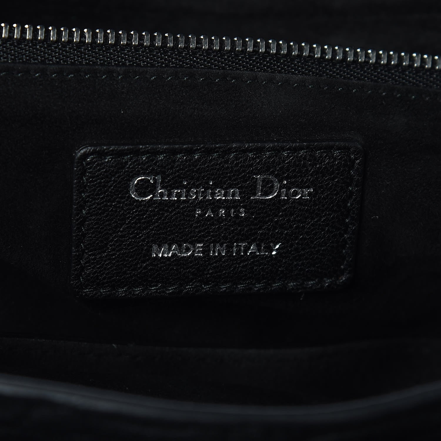 Christian Dior Canyon Grained Lambskin Large Lady Dior Black 6 of 15