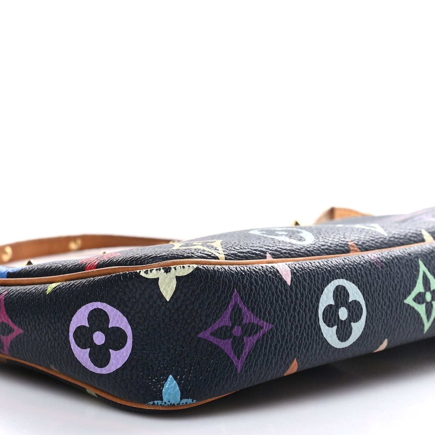 Monogram Multicolor Pochette Accessories Black