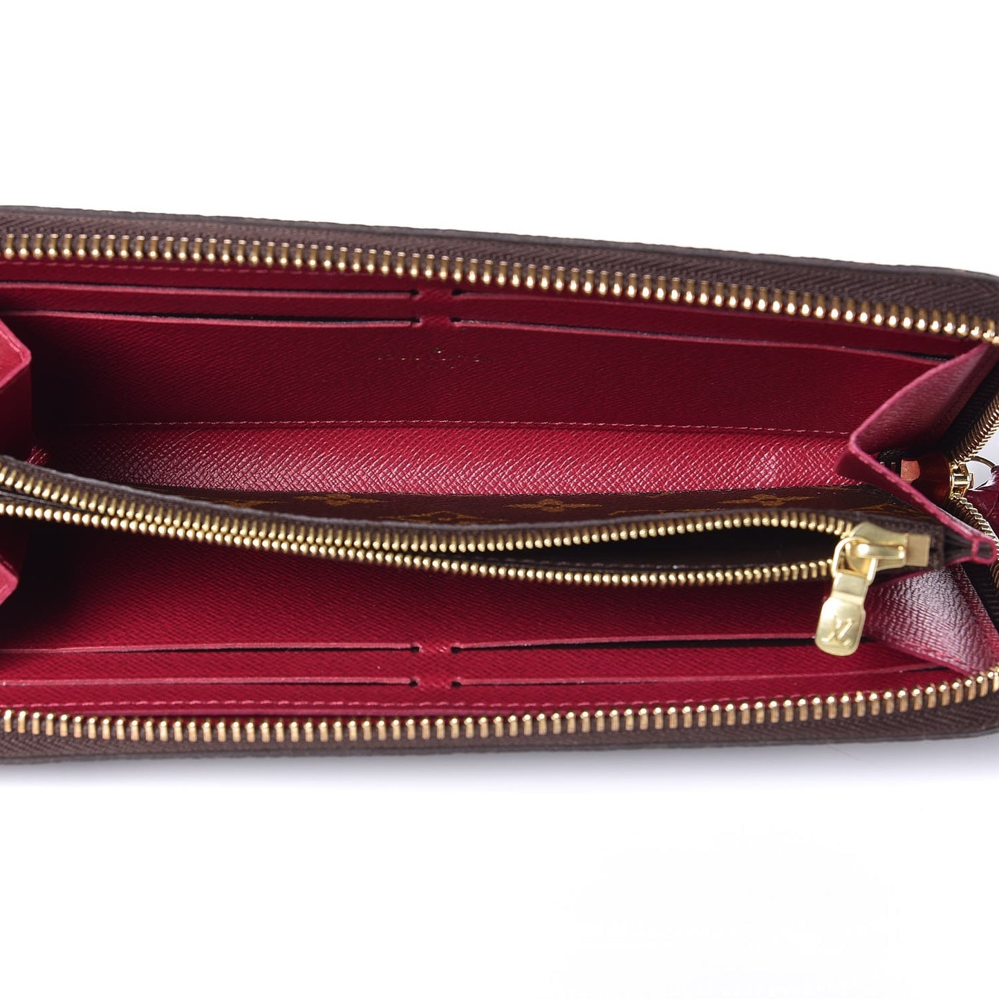 Monogram Clemence Wallet Fuchsia