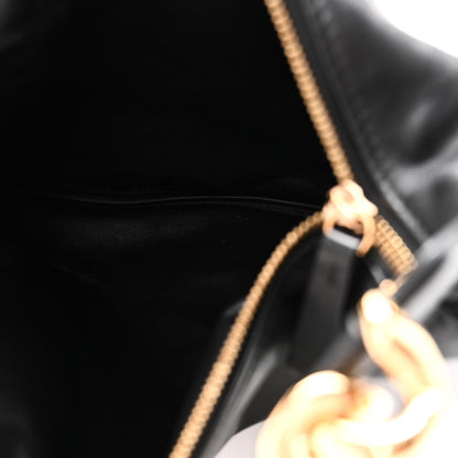 Versace Calfskin La Medusa Chain Hobo Black 5 of 9