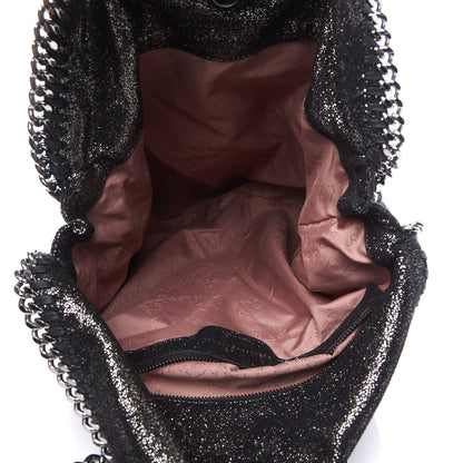 Stella McCartney Chamois Shiny Dotted Falabella Fold Over Tote Ruthenium 4 of 9