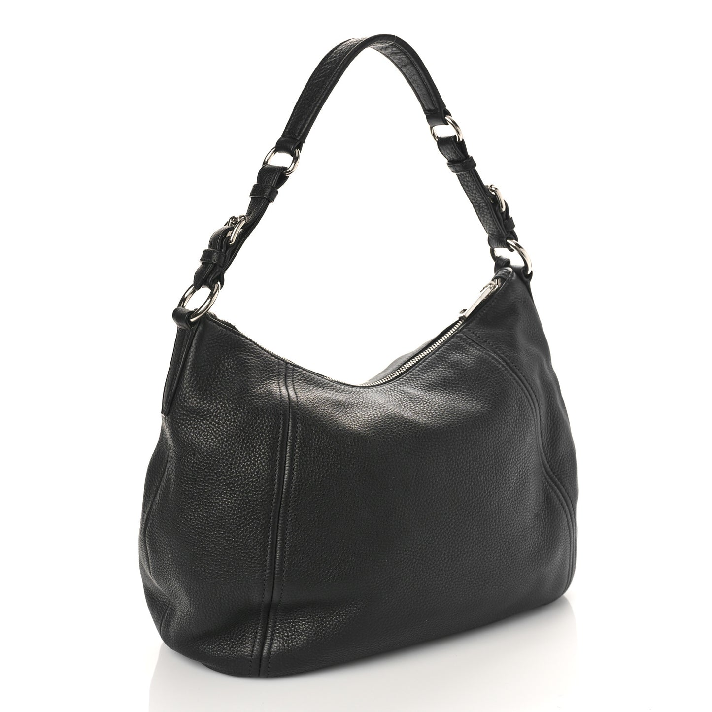 Vitello Phenix Hobo Black