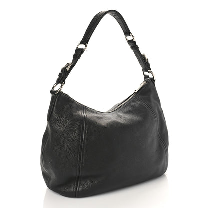 Prada Vitello Phenix Hobo Black 3 of 8