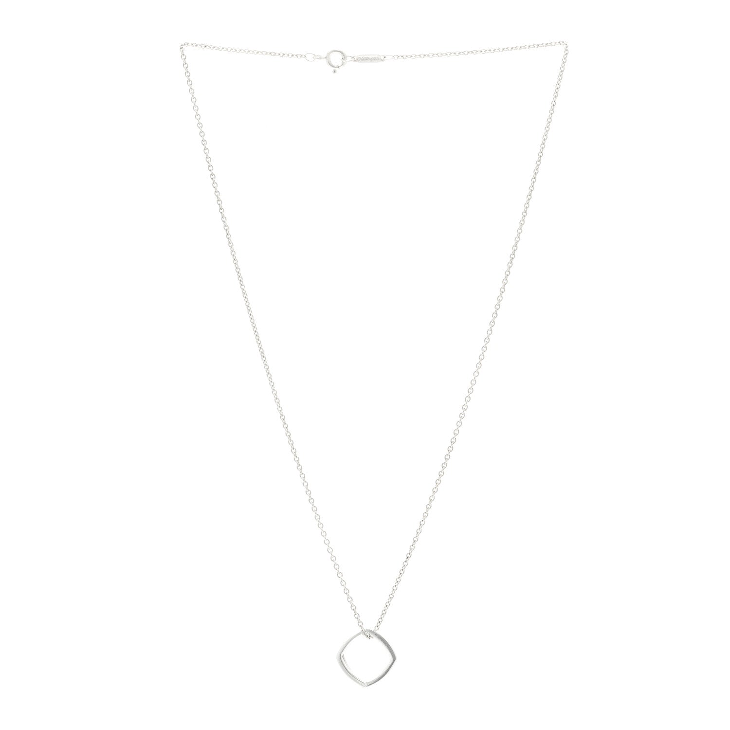 Tiffany Sterling Silver Frank Gehry Torque Pendant Necklace 3 of 4