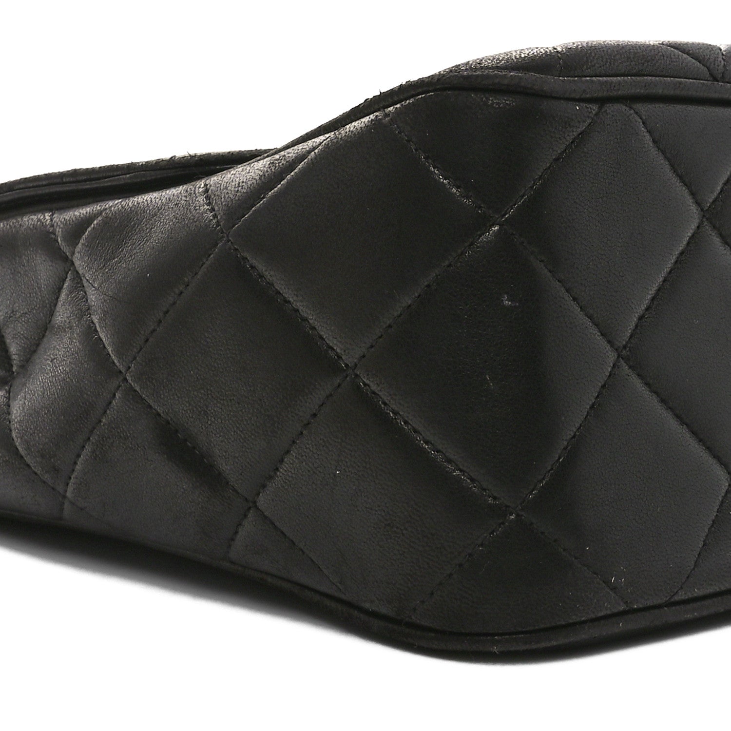 Chanel Lambskin Quilted Medium Square Flap Bag Black 9 of 11