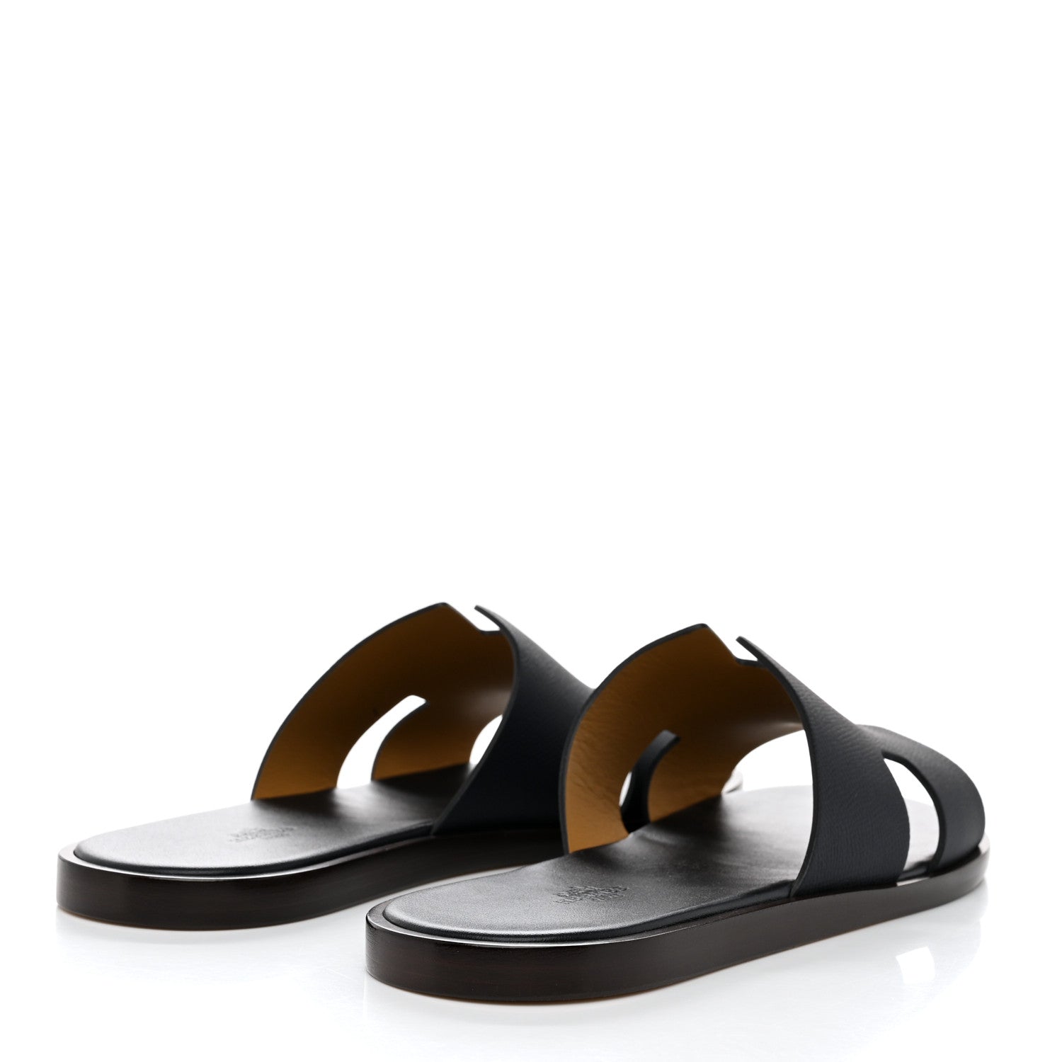 Hermes Epsom Mens Izmir Sandals 44 Marine 4 of 9
