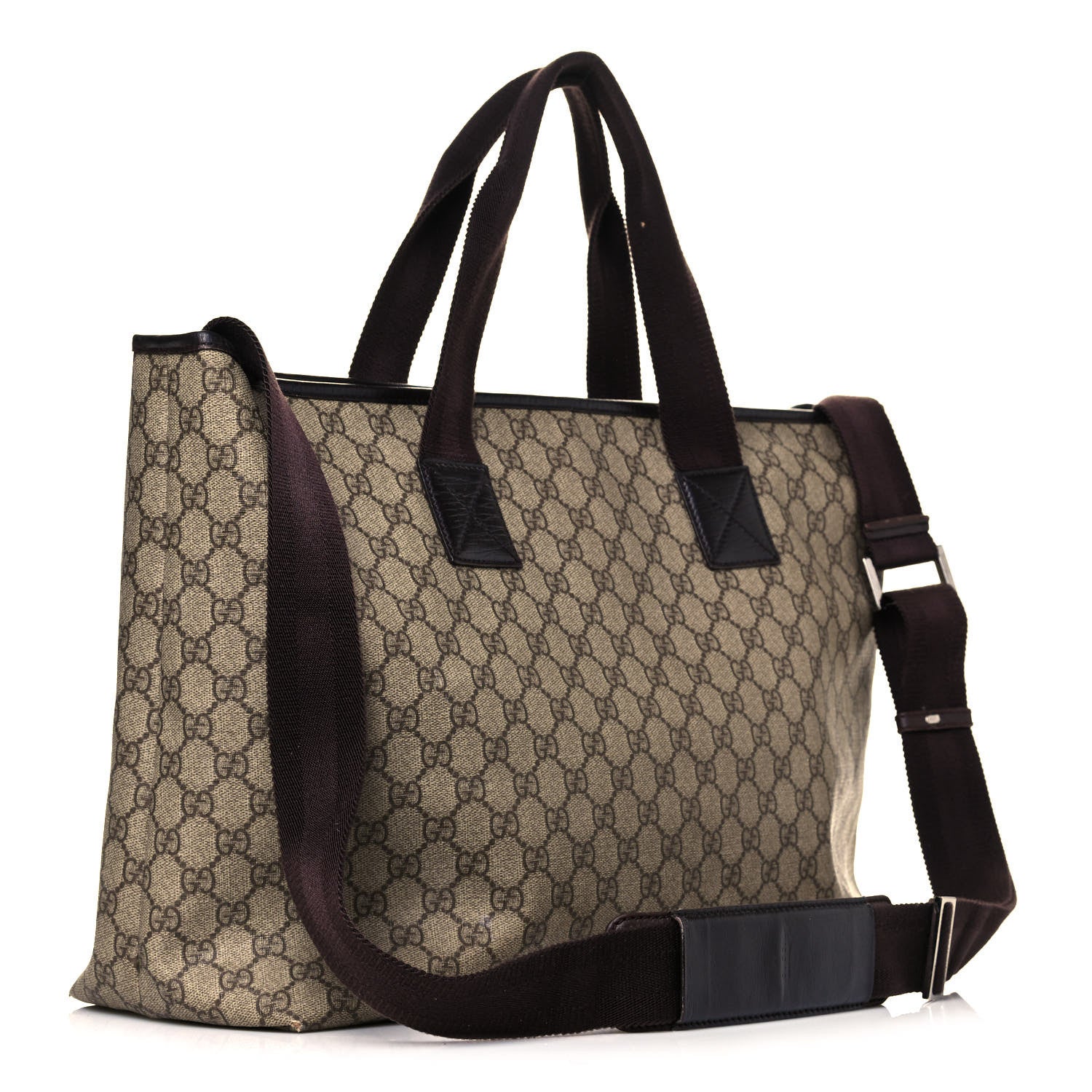Gucci GG Plus Monogram Travel Bag Dark Brown 3 of 13