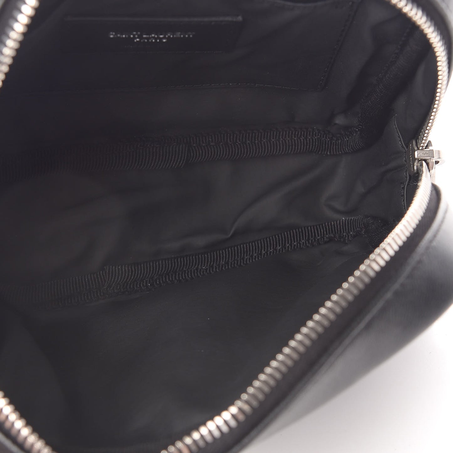 Lambskin Y Quilted Monogram Loulou Cosmetic Case Black