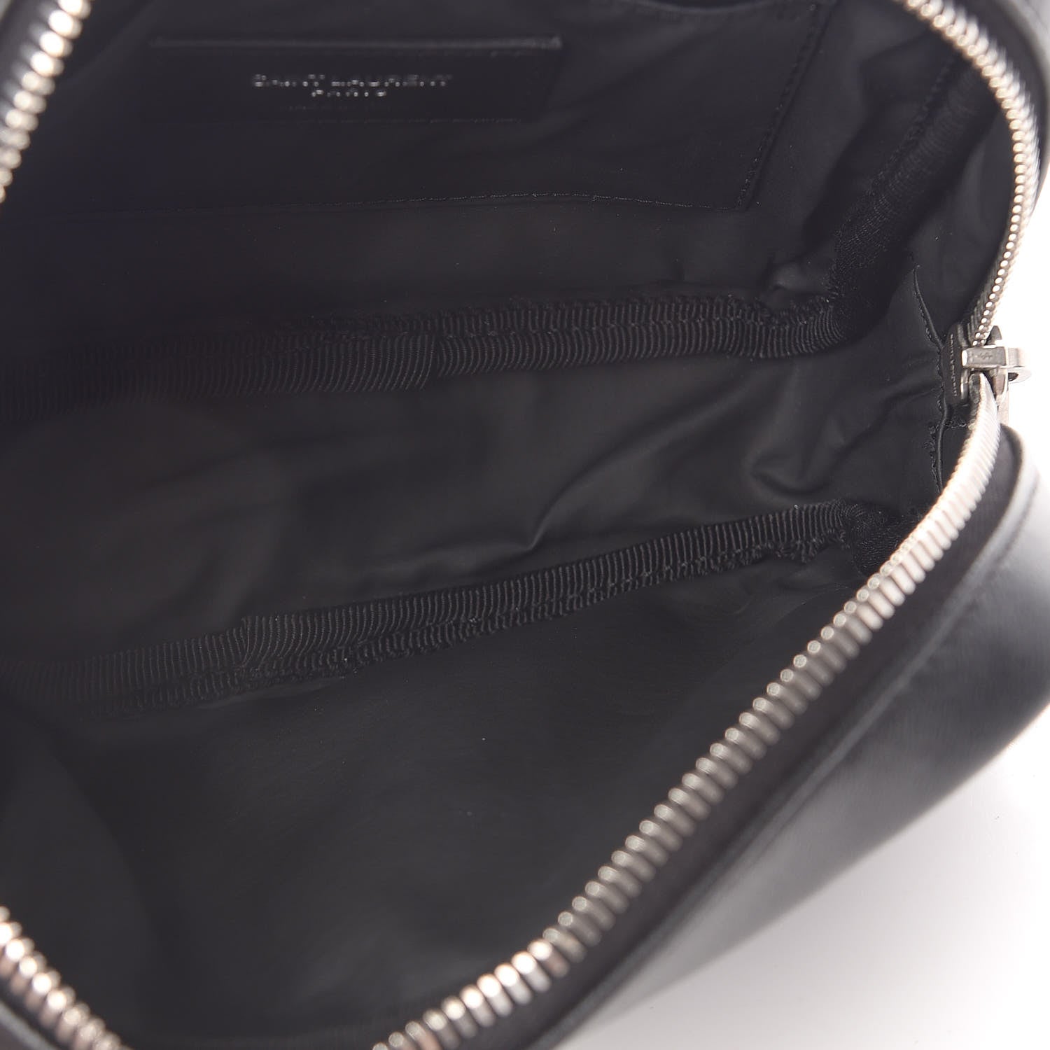 Saint Laurent Lambskin Y Quilted Monogram Loulou Cosmetic Case Black 5 of 11