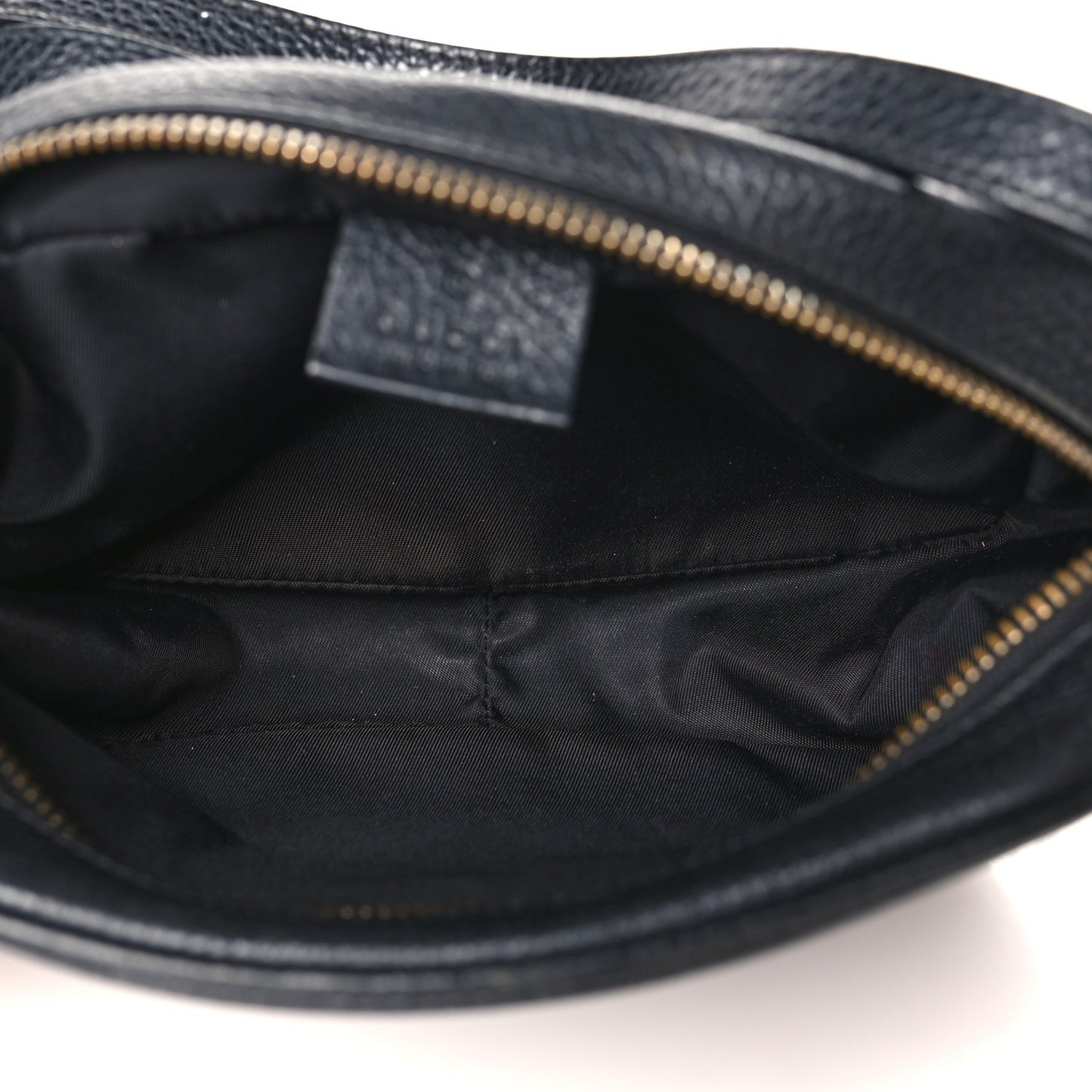 Pebbled Calfskin Mini Soho Disco Bag Black
