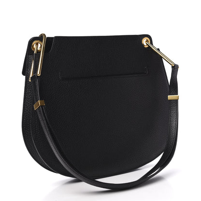 Tom Ford Grained Calfskin Ariel Shoulder Bag Black 3 of 9