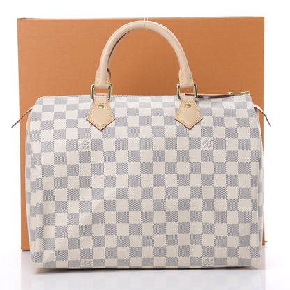 Louis Vuitton Damier Azur Speedy 30 12 of 12