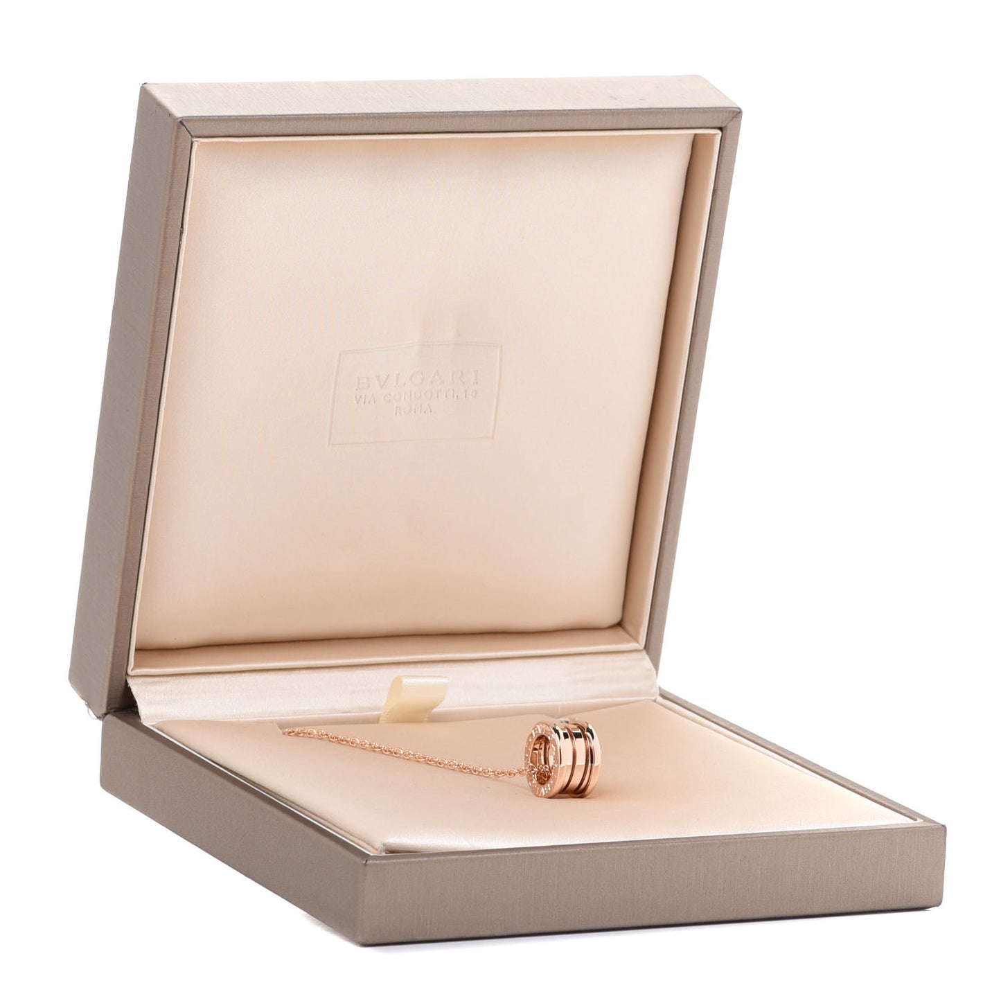 18K Rose Gold B.Zero1 Pendant Necklace