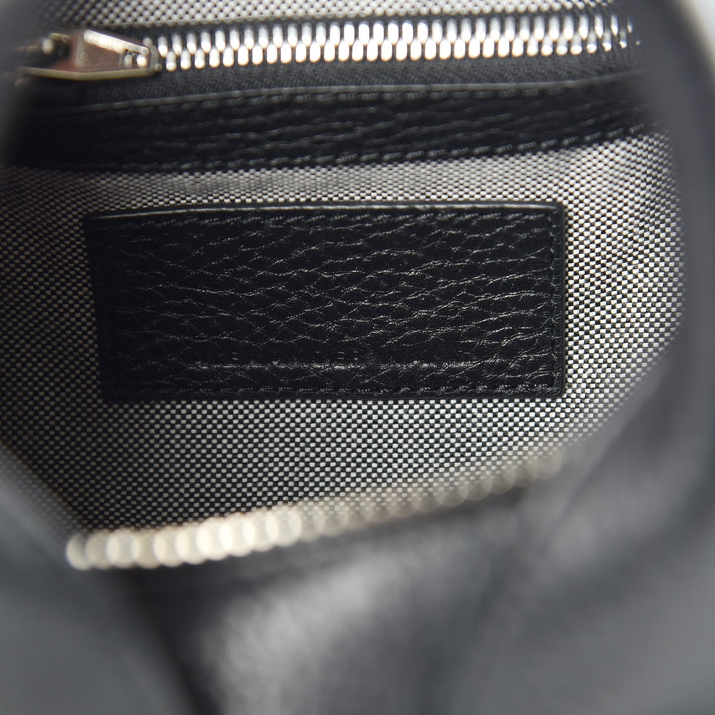 Pebbled Lambskin Mini Rockie Black Rhodium Hardware