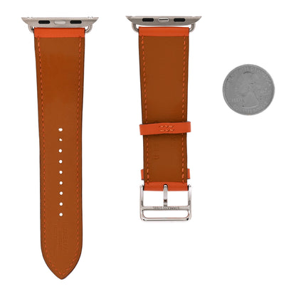 Hermes Swift 45mm Apple Watch Single Tour Band Orange 2 of 6