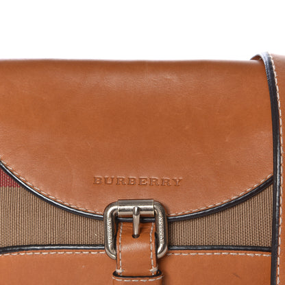 Burberry Canvas House Check Small Henham Crossbody Tan 11 of 11