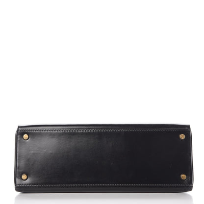 Hermes Box Kelly Retourne 32 Black 7 of 39
