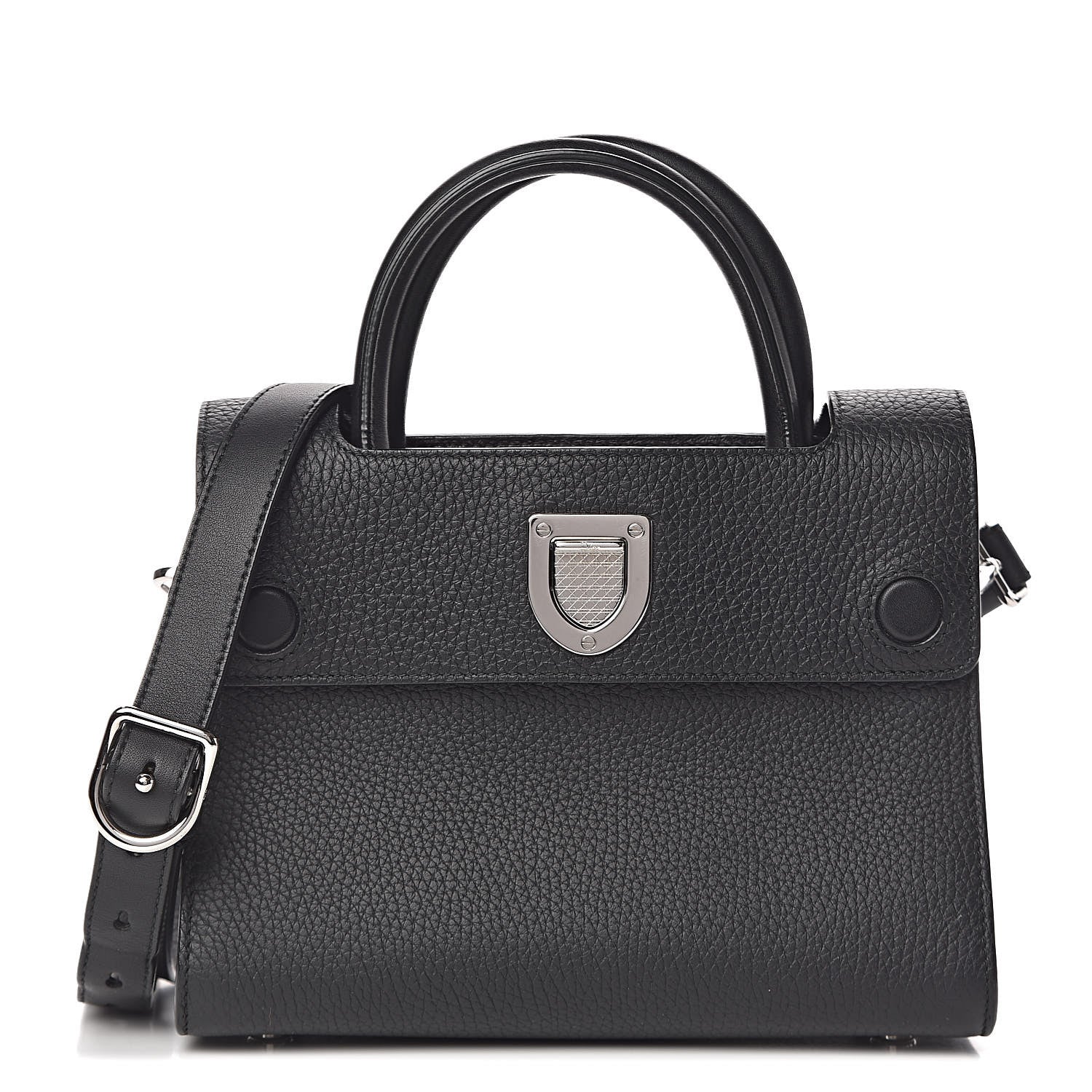 Christian Dior Grained Calfskin Mini Diorever Flap Black 1 of 16