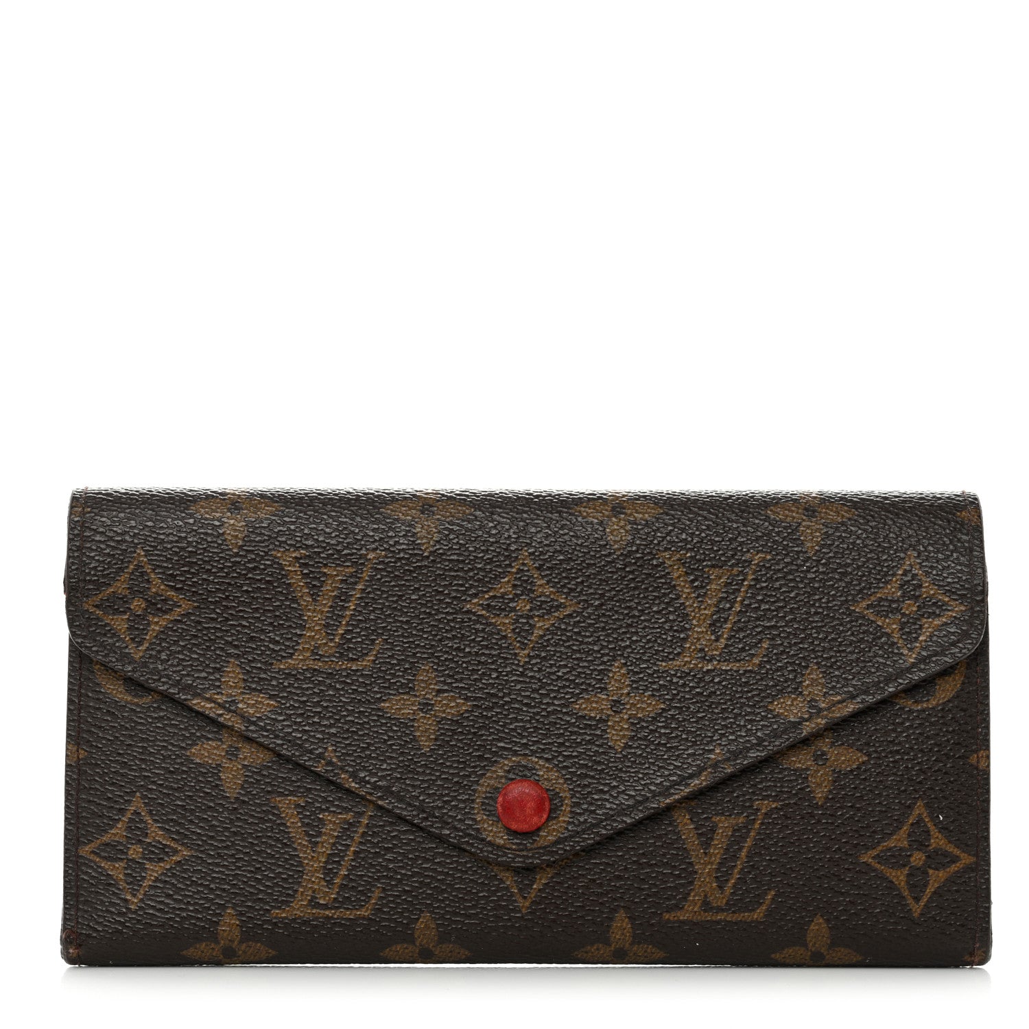 Louis Vuitton Monogram Josephine Wallet Red 1 of 13