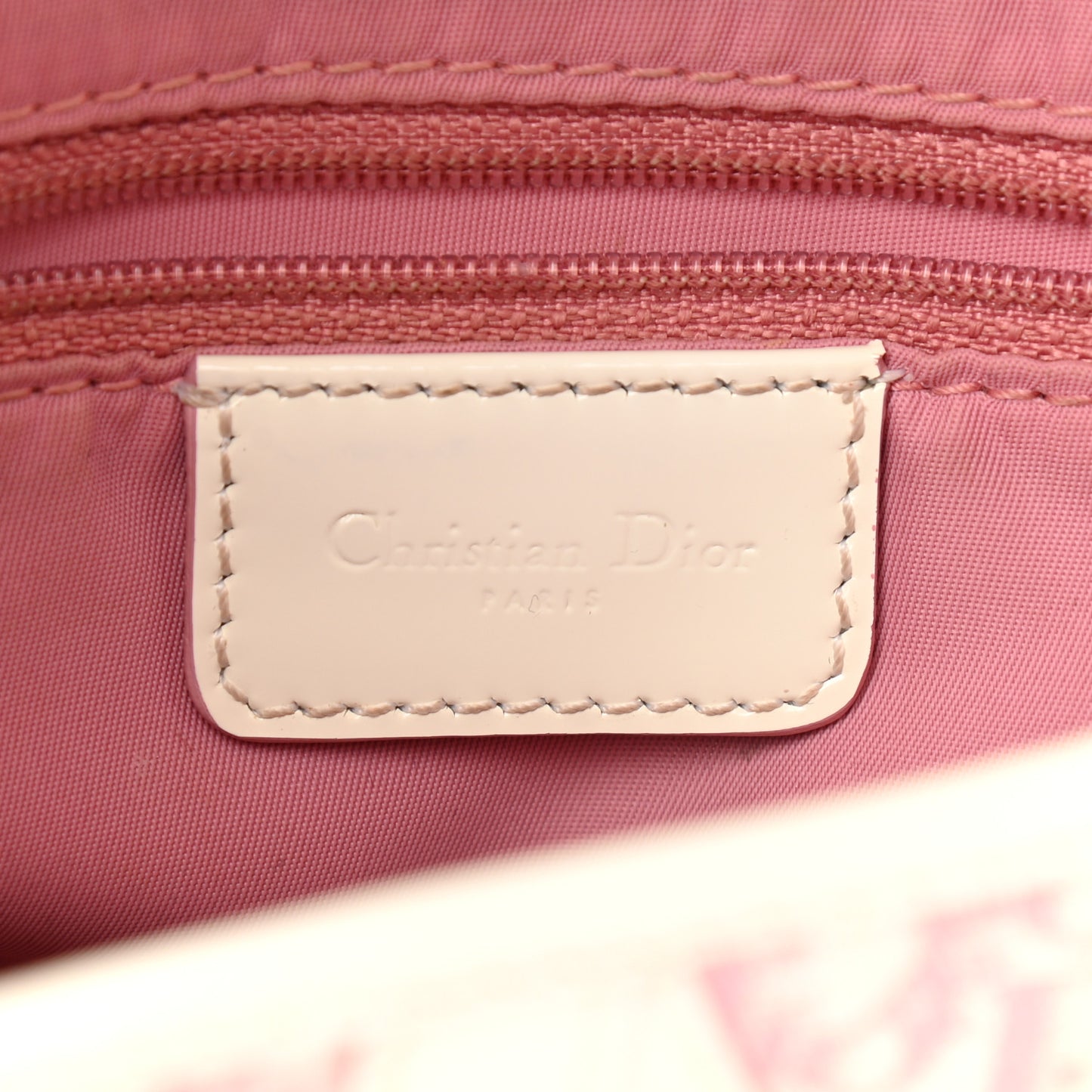 Monogram Floral Saddle Bag Pink