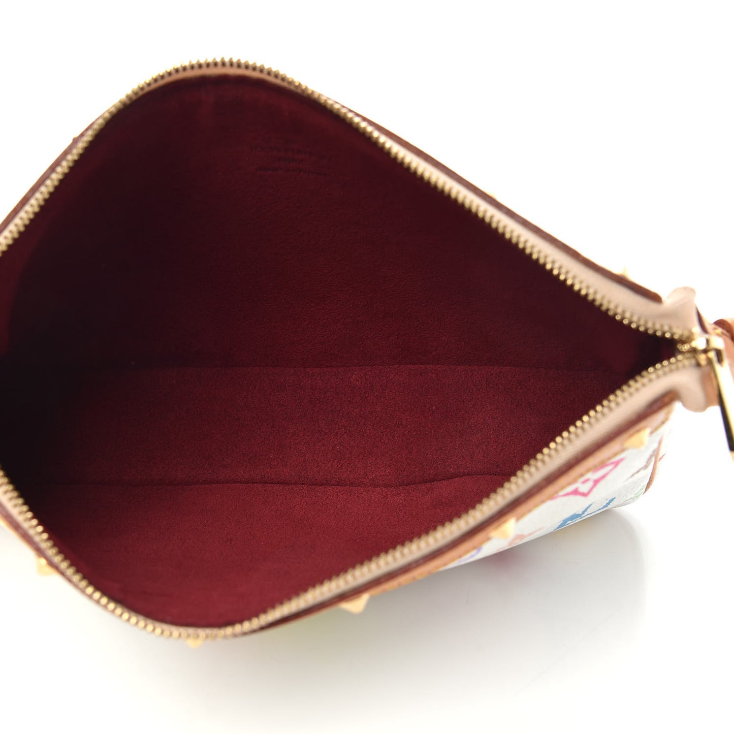 Monogram Multicolor Pochette Accessories White