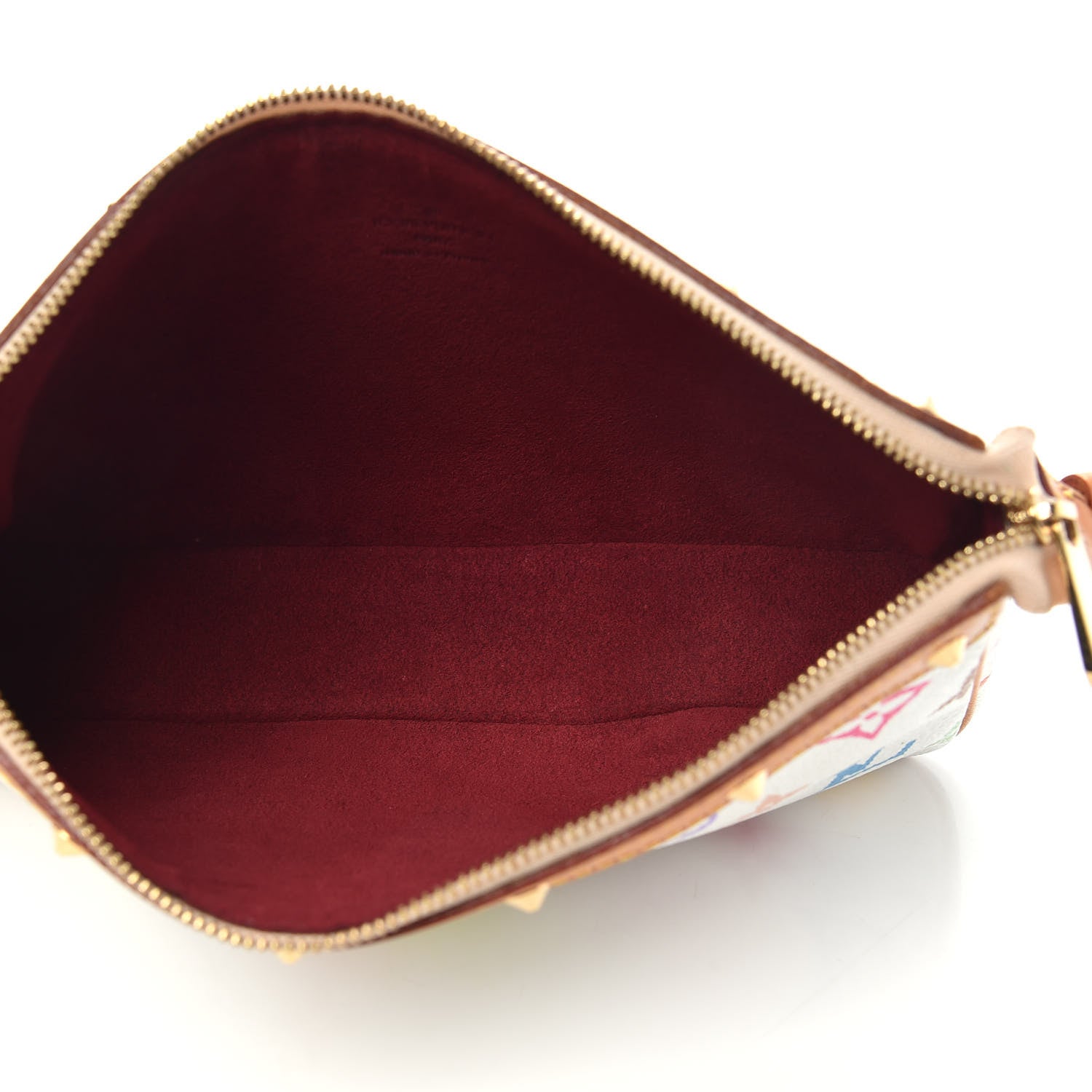 Louis Vuitton Monogram Multicolor Pochette Accessories White 5 of 12