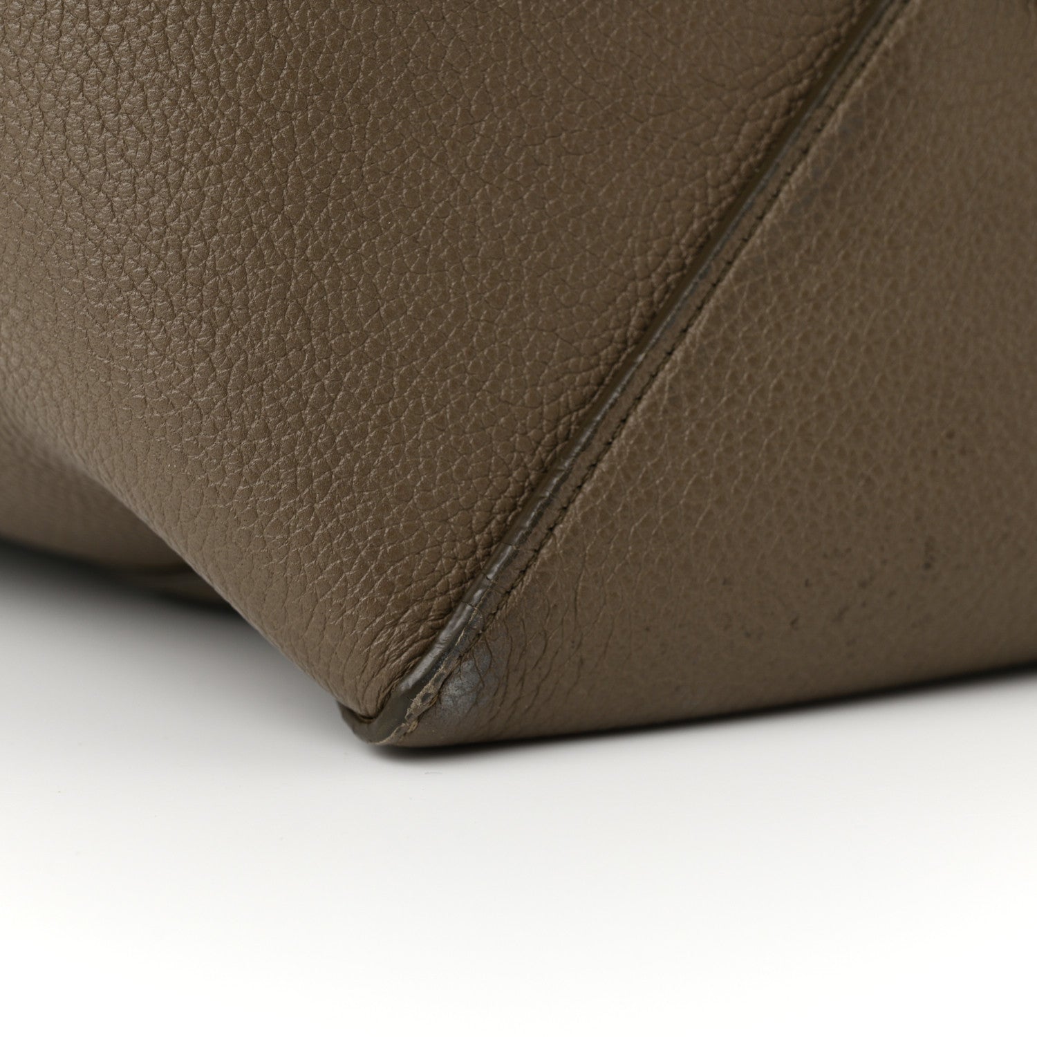 Celine Soft Grained Calfskin Small Belt Cabas Phantom Taupe 11 of 17