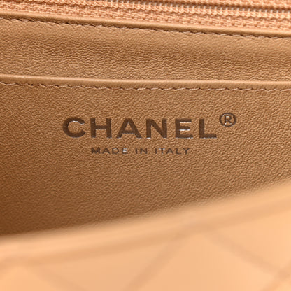 Chanel Lambskin Quilted Mini Rectangular Flap Beige 7 of 10