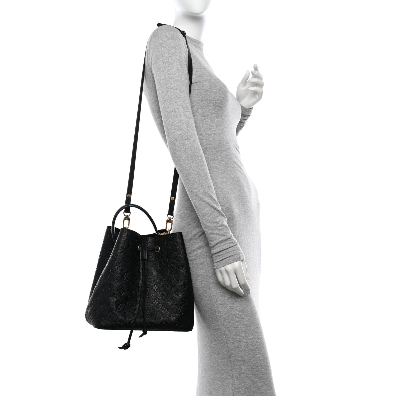 Louis Vuitton Empreinte Neonoe MM Black 2 of 11