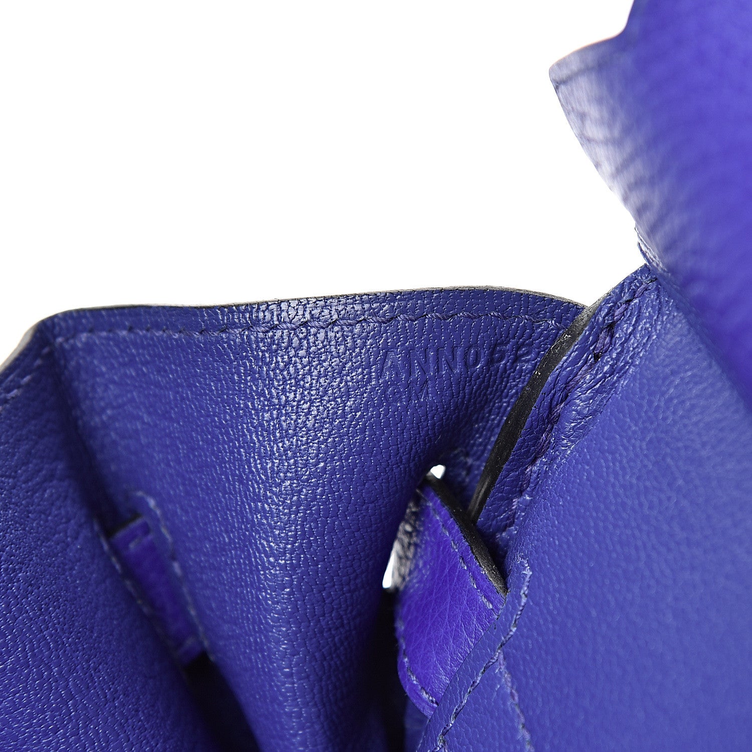 Hermes Taurillon Clemence Birkin 30 Bleu Electrique 6 of 12