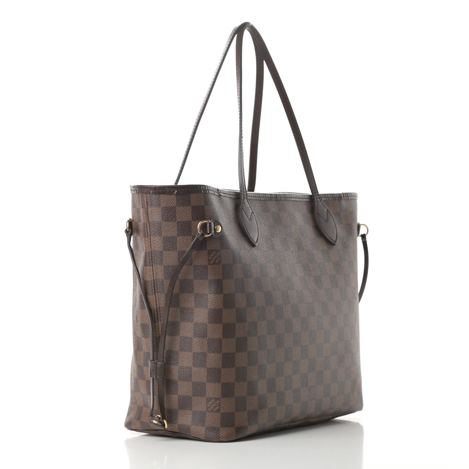 Louis Vuitton Damier Ebene Neo Neverfull MM Rose Ballerine 3 of 20